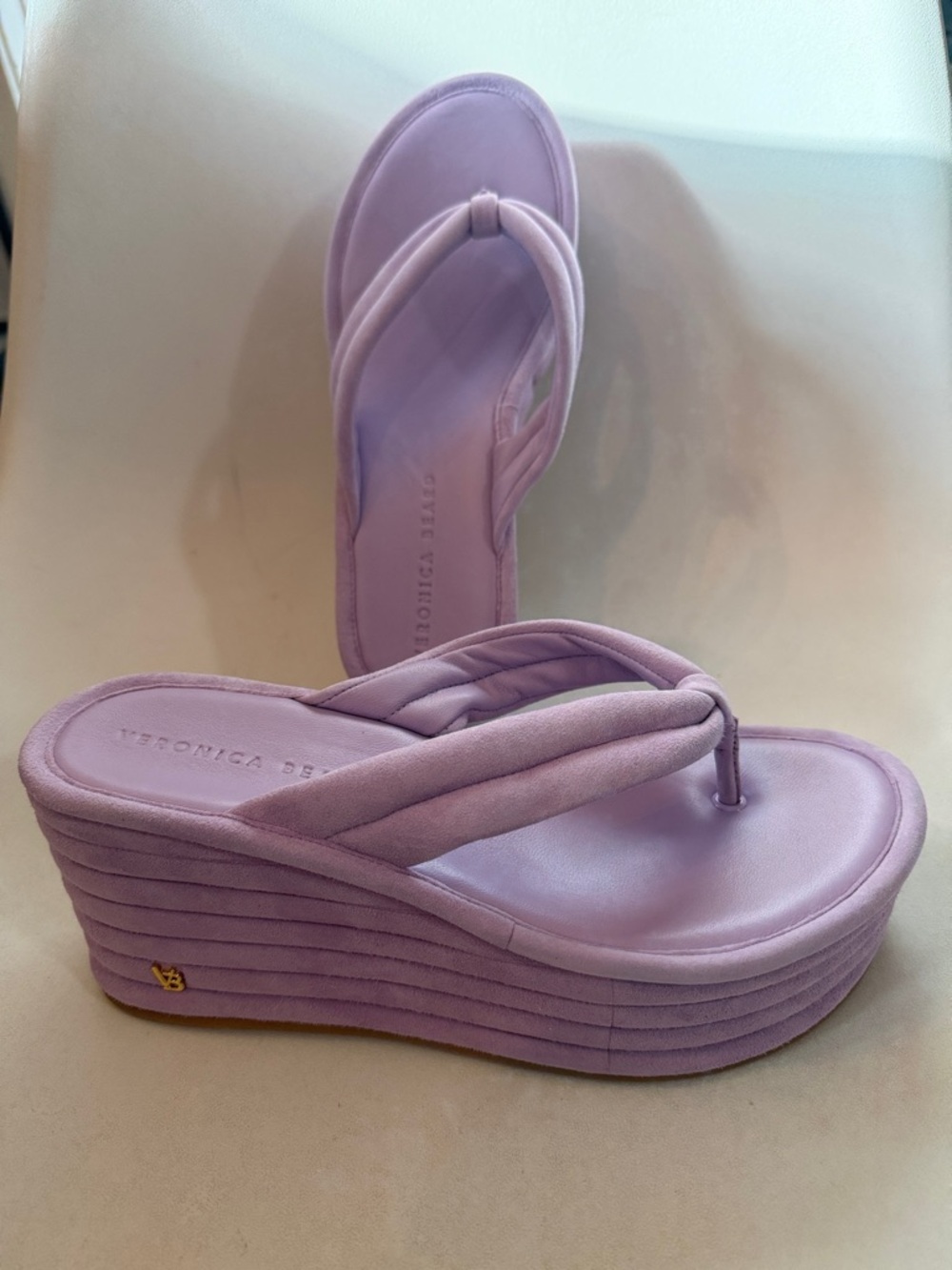 Veronica Beard Geno Platform Lavender 7